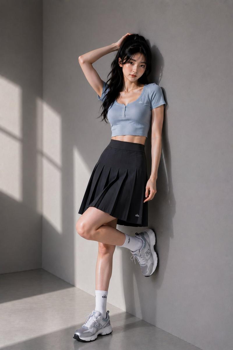 极简主义奢侈运动风东亚女性时尚大片