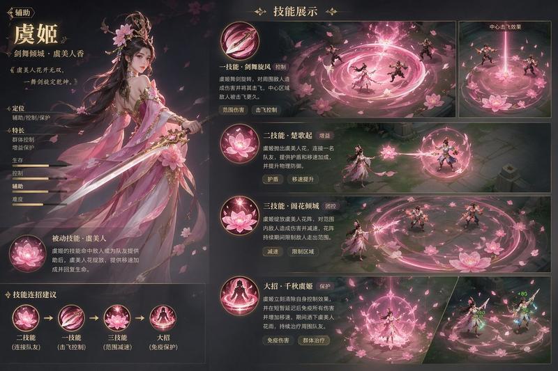 虞姬剑舞旋风特效设定