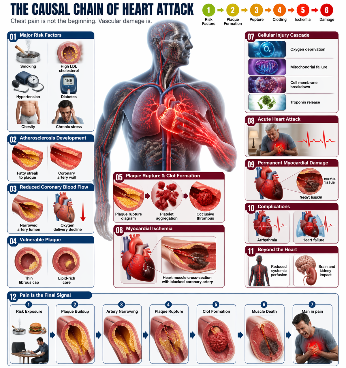 { "type": "comprehensive medical infographic", "style": "highly detailed 3D medi