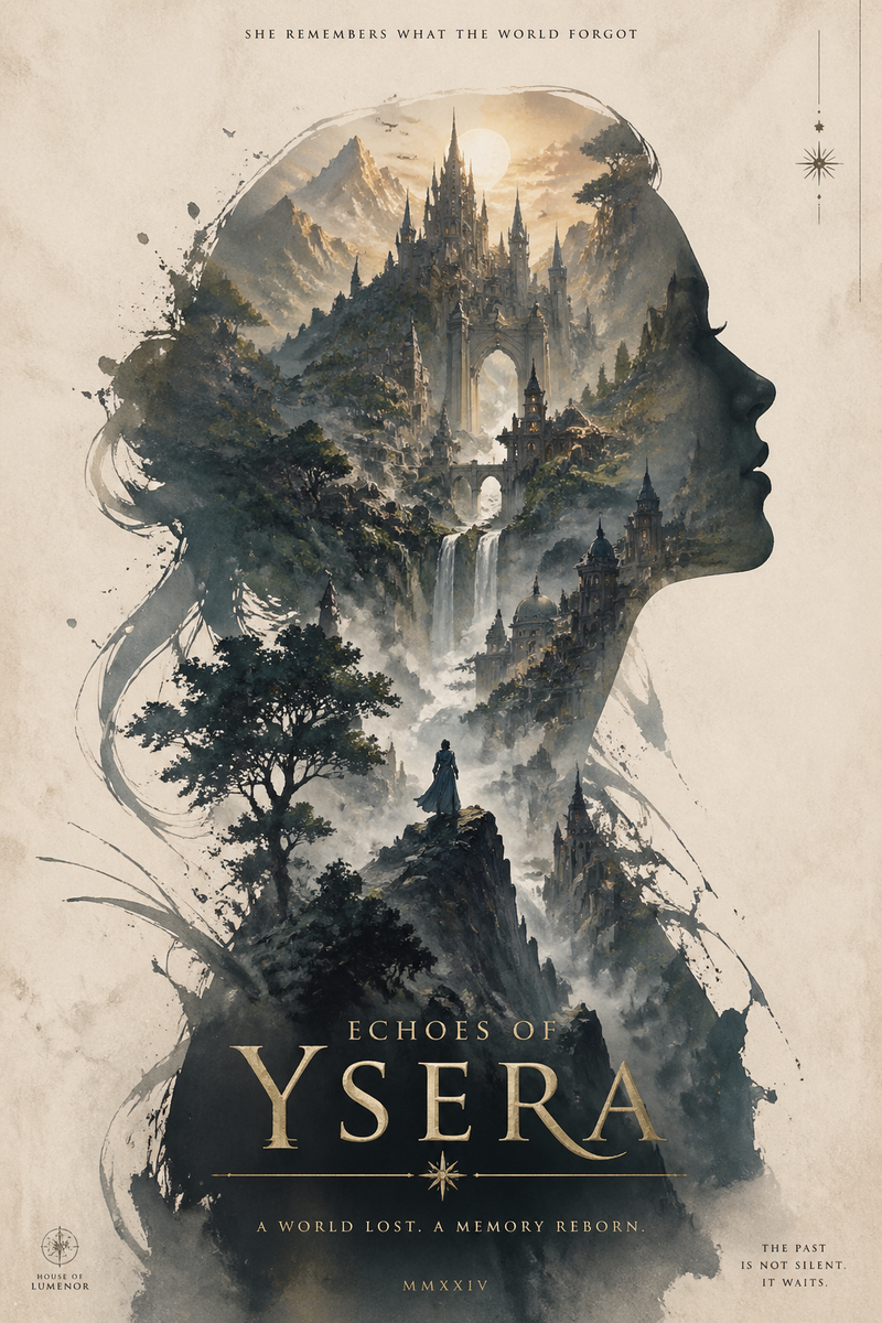 Generate a high-aesthetic "Contour Universe / Collectible Narrative Poster" base