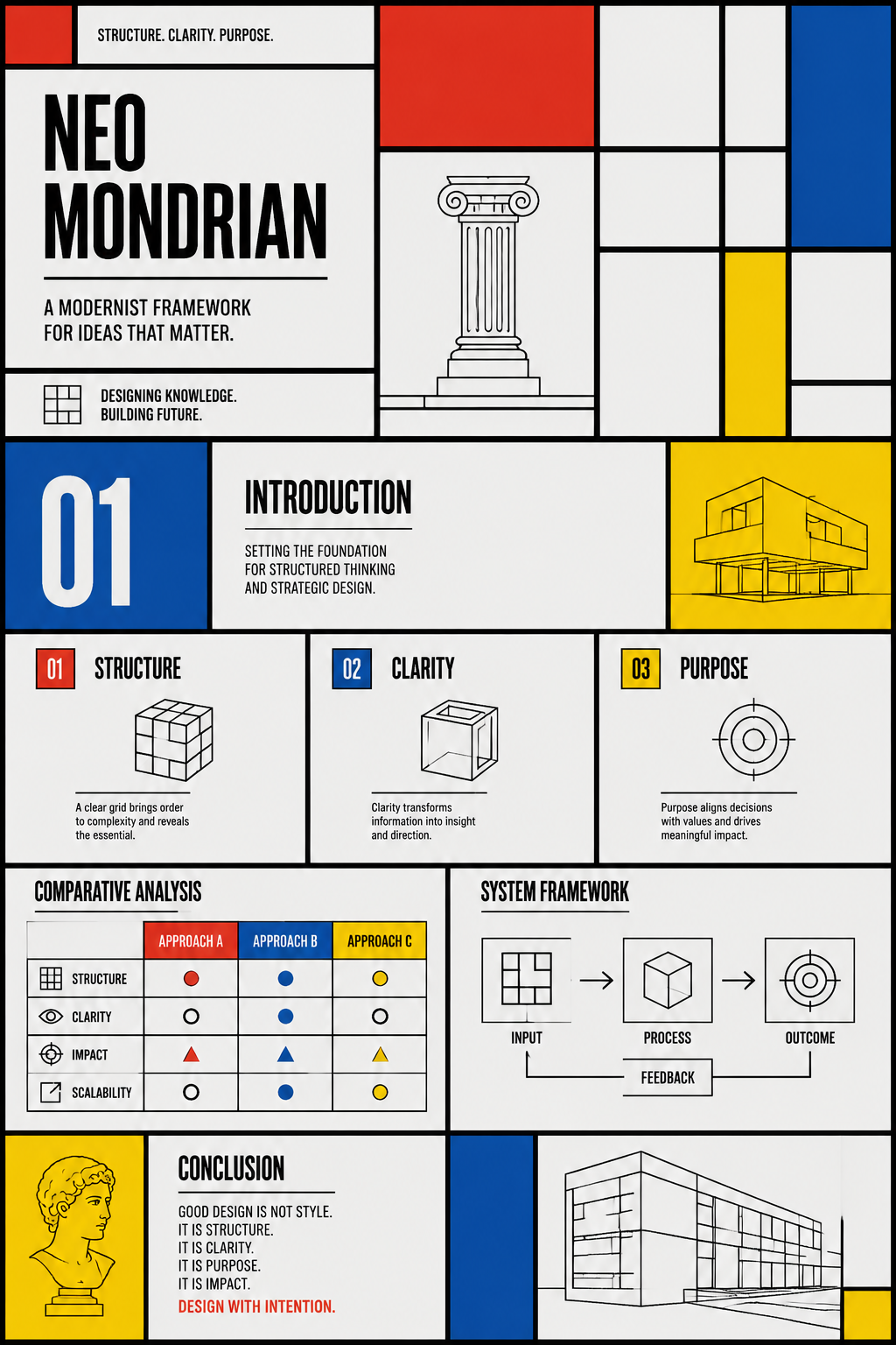 Design Style: Name: "Neo Mondrian" Concept: > モンドリアンとデ・ステイル運動から インスピレーションを得た モダニ