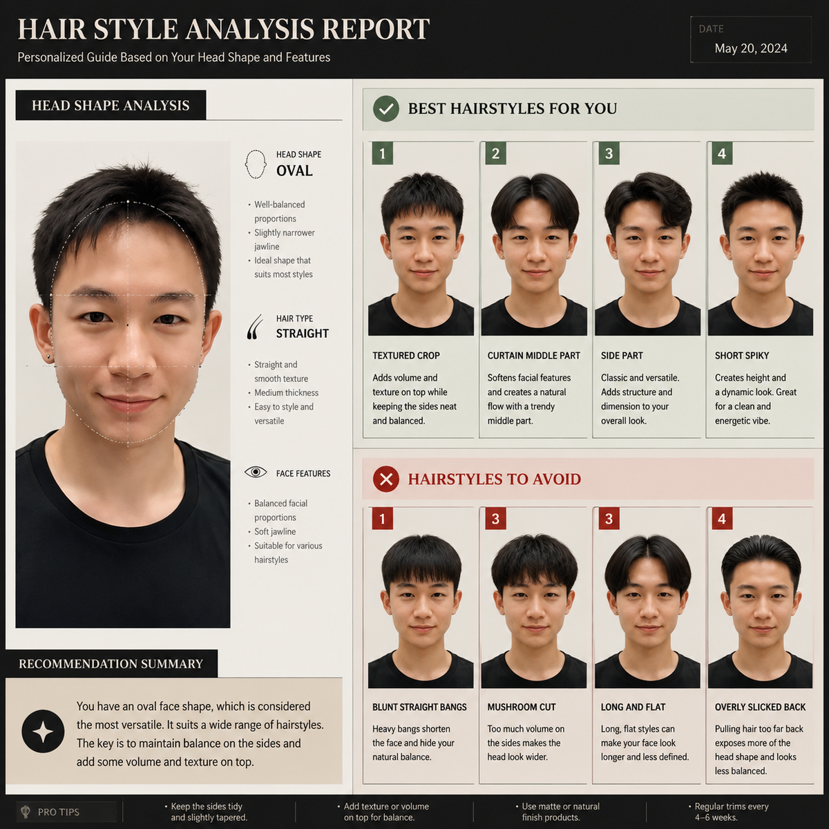 Generate an image of an analysis report
