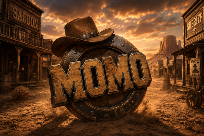 Replace the 7 with the MOMO and put the logo in the wild west