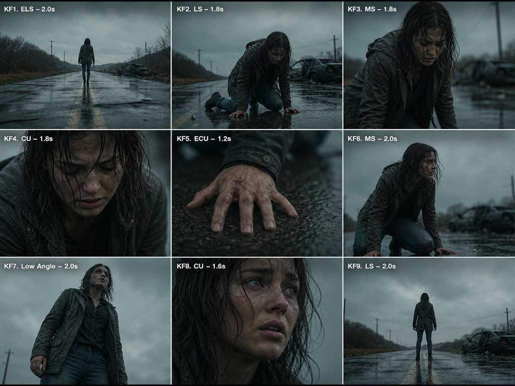 You are an award-winning trailer director, cinematographer, and storyboard artis