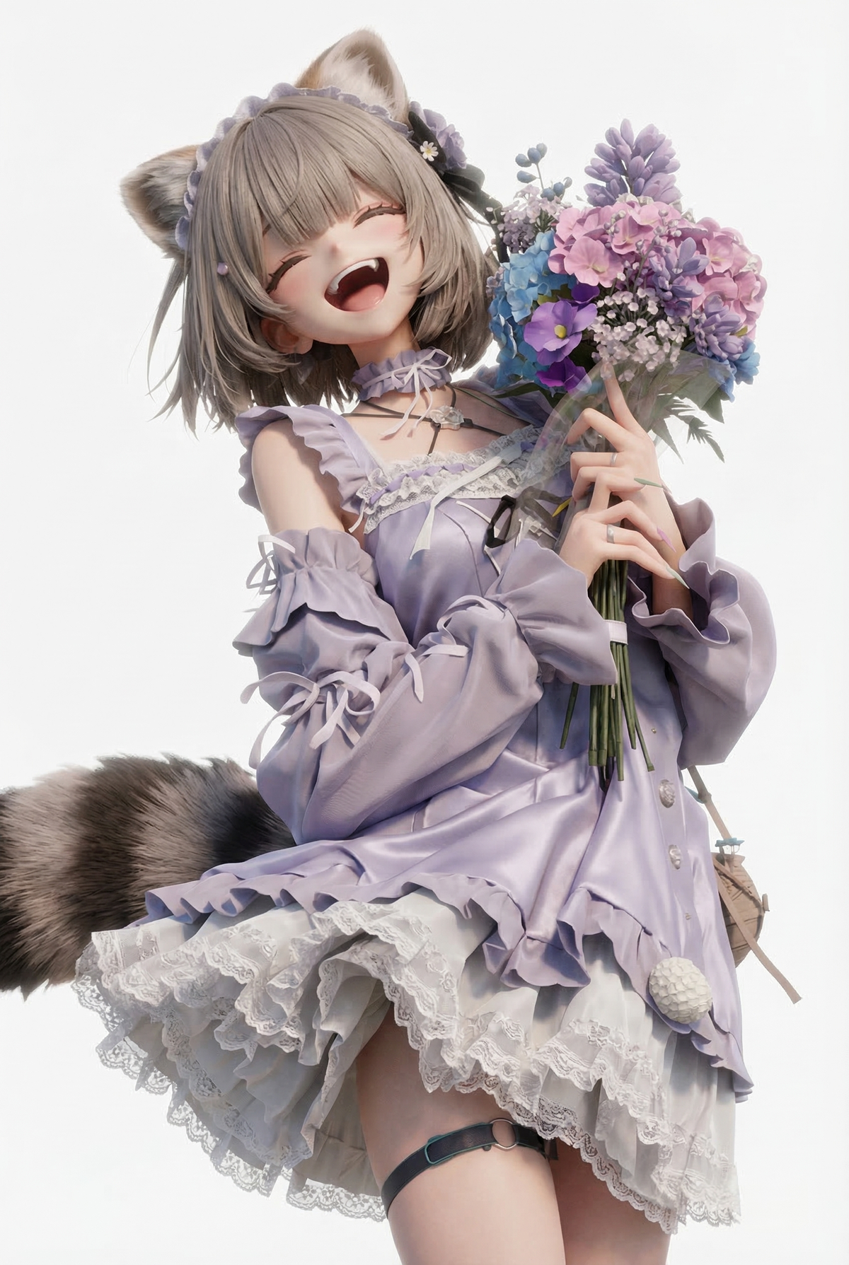 Convert @ character into a modern cinematic 3D render with a high-fashion grade,