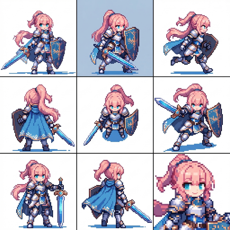 In a 3×3 grid, each cell should have an aspect ratio of 2:3