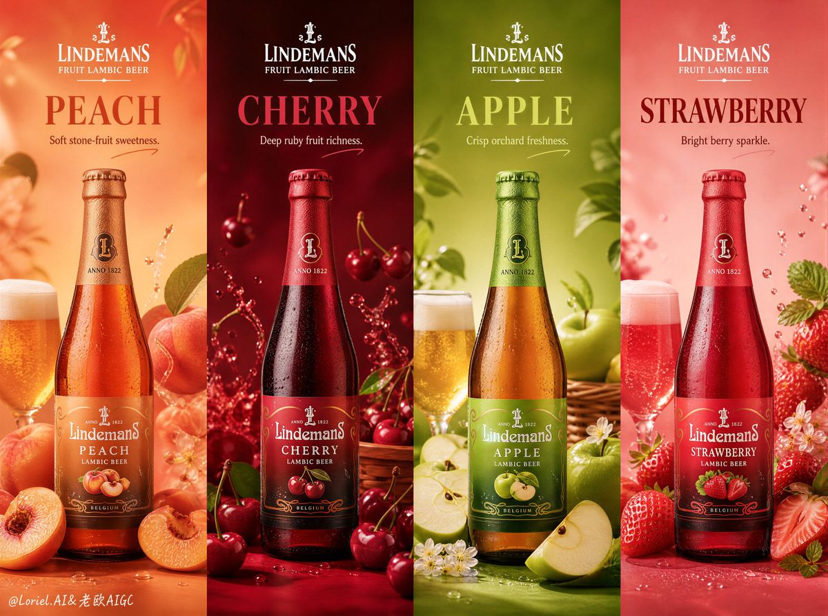 The most effective approach for a fruit-flavored beverage series: Keep t...