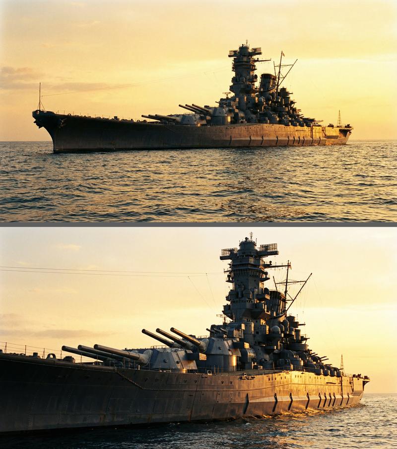 巨大戦艦大和:黎明時分的海洋航行