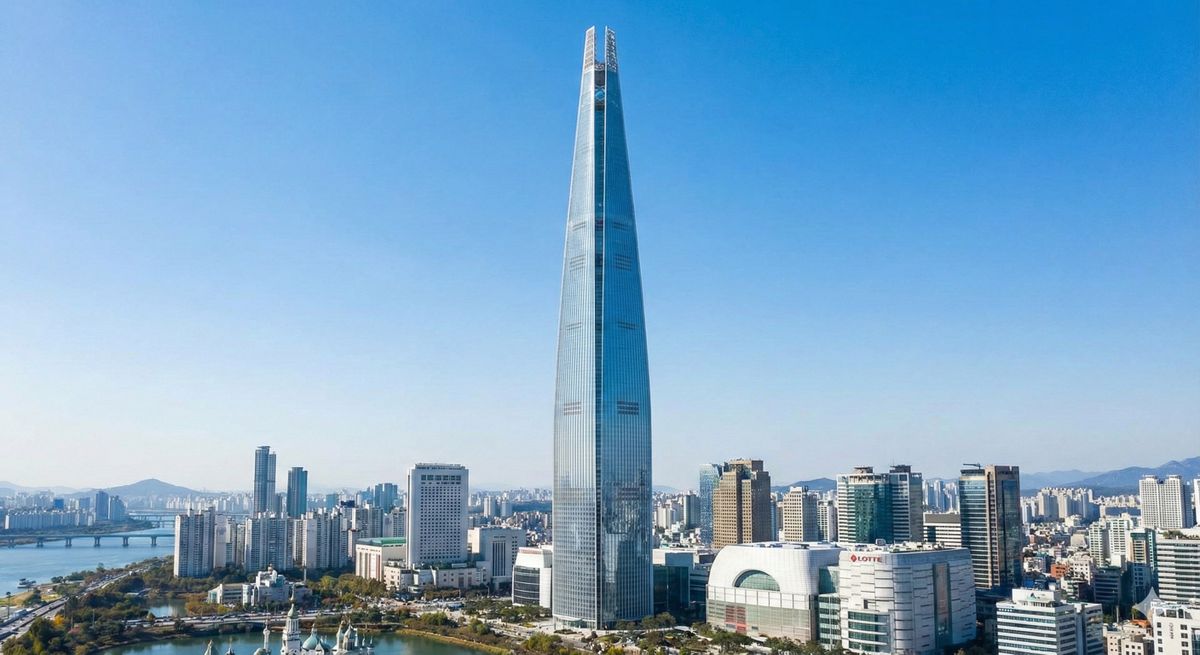 使用Nano Banana Pro绘制了乐天世界塔