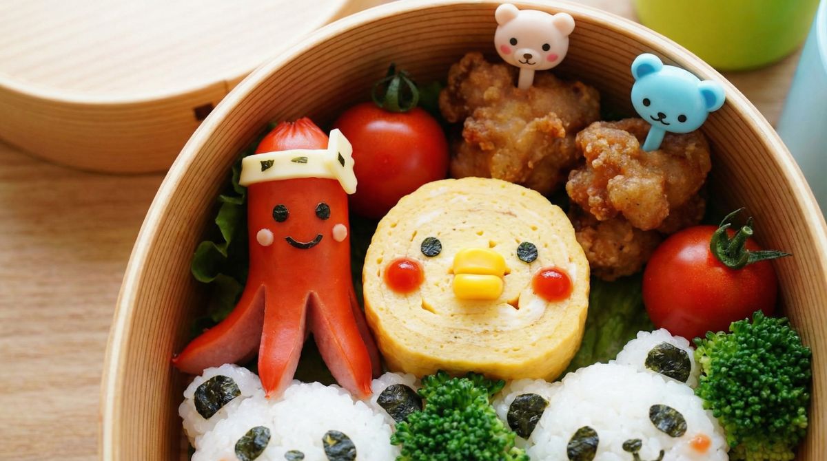 弁当盛り付け例と可愛いレシピ