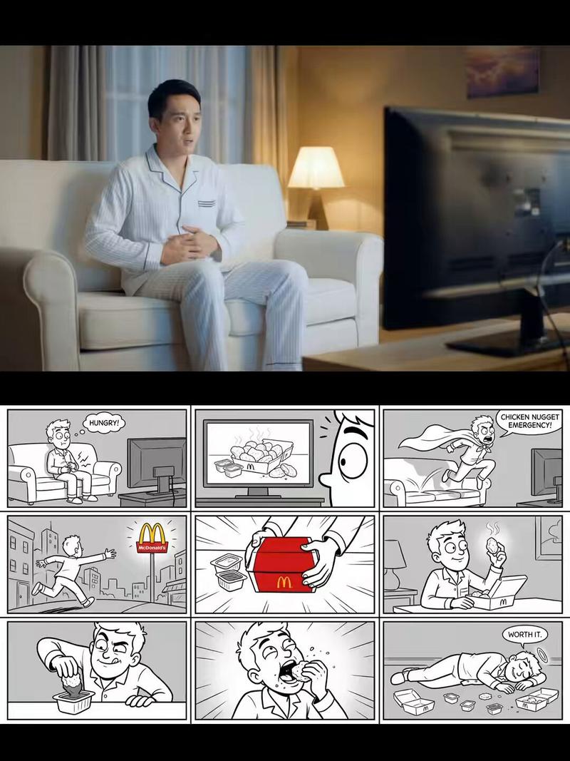 麦当劳广告制作流程分享