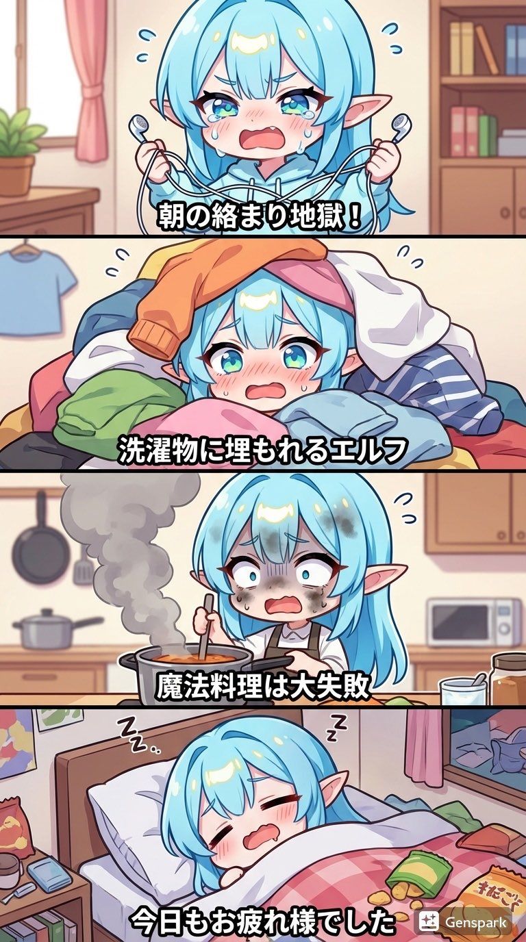 Nano Banana Pro制作4コマ漫画