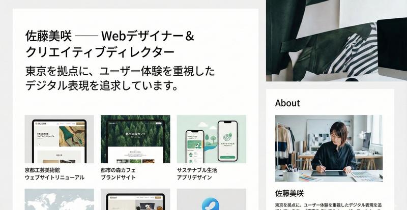 Nano Banana Pro:一击制作虚构Web设计师的Portfolio图像