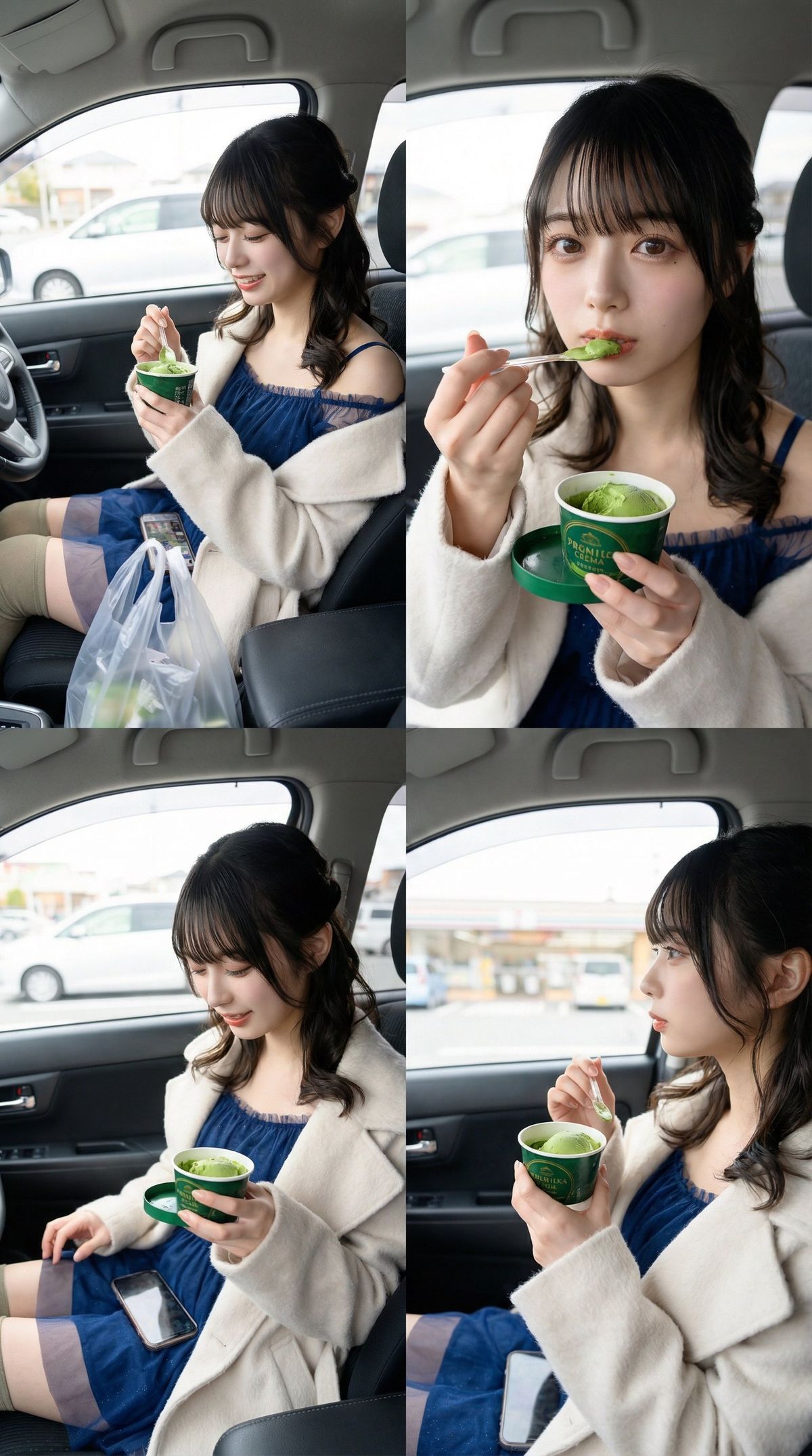 肉まんの次?抹茶アイスクリーム