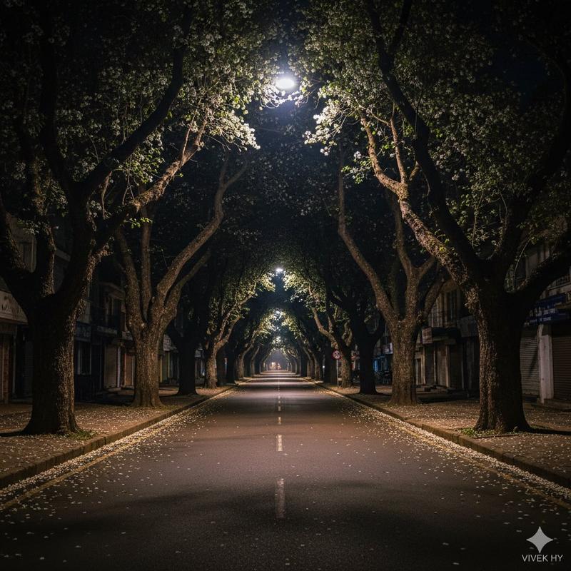 真实夜景街景生成