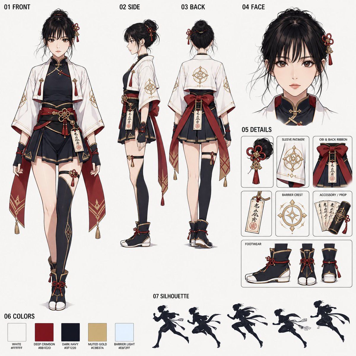 日式奇幻结界师角色设定集