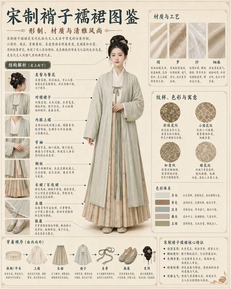 宋代汉服图文指南