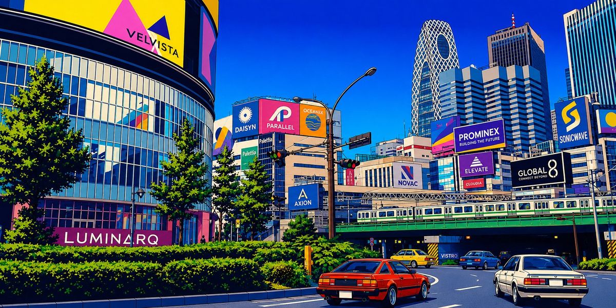 20 世纪 80 年代新宿复古城市景观