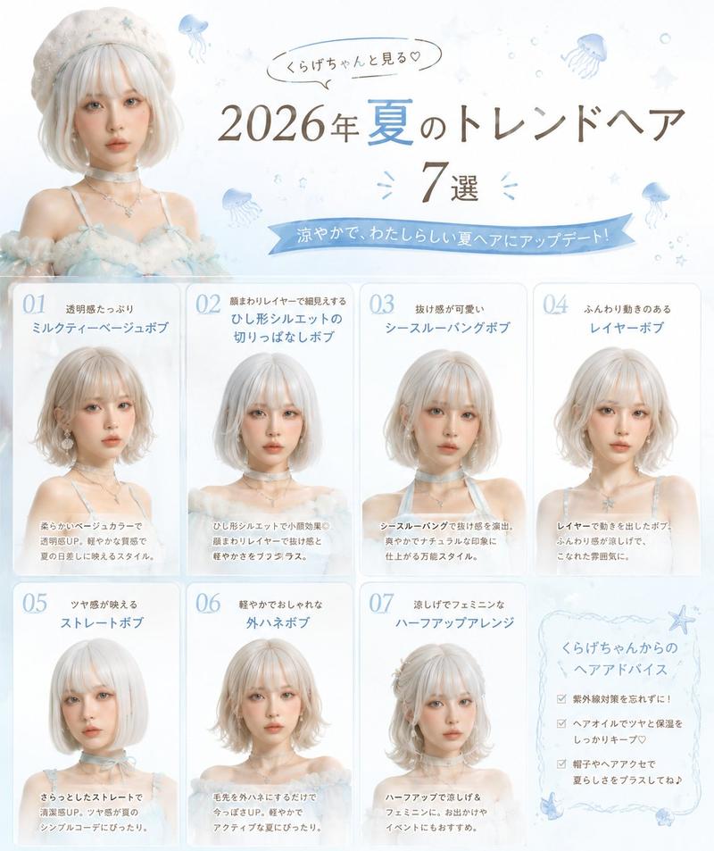 2026 年夏季发型趋势推文