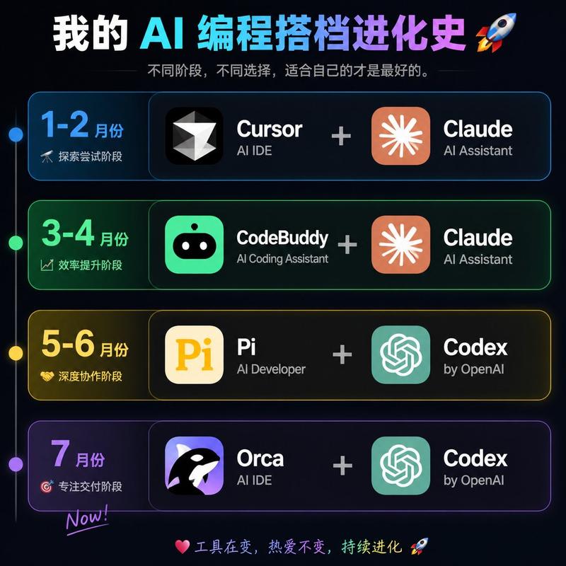 AI 编程搭档进化时间轴