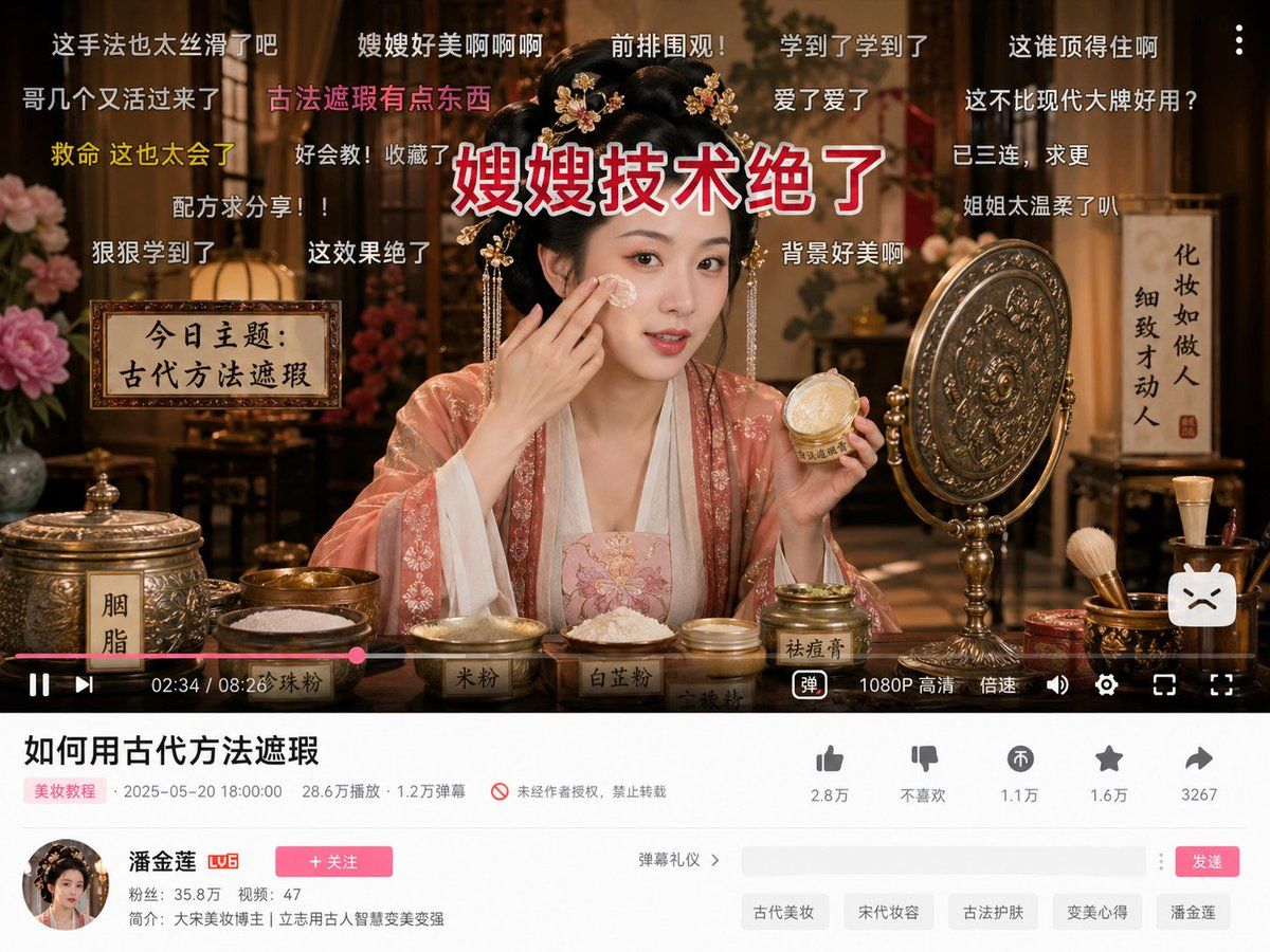 复古美妆教程