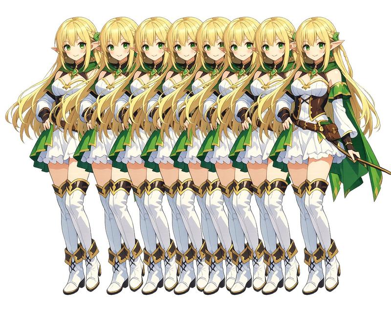 重叠精灵战士阵容