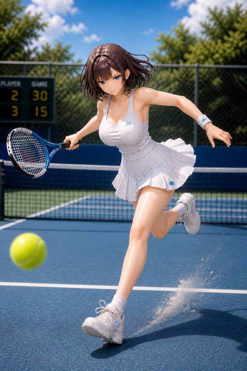 Anime Tennis Diorama Figure