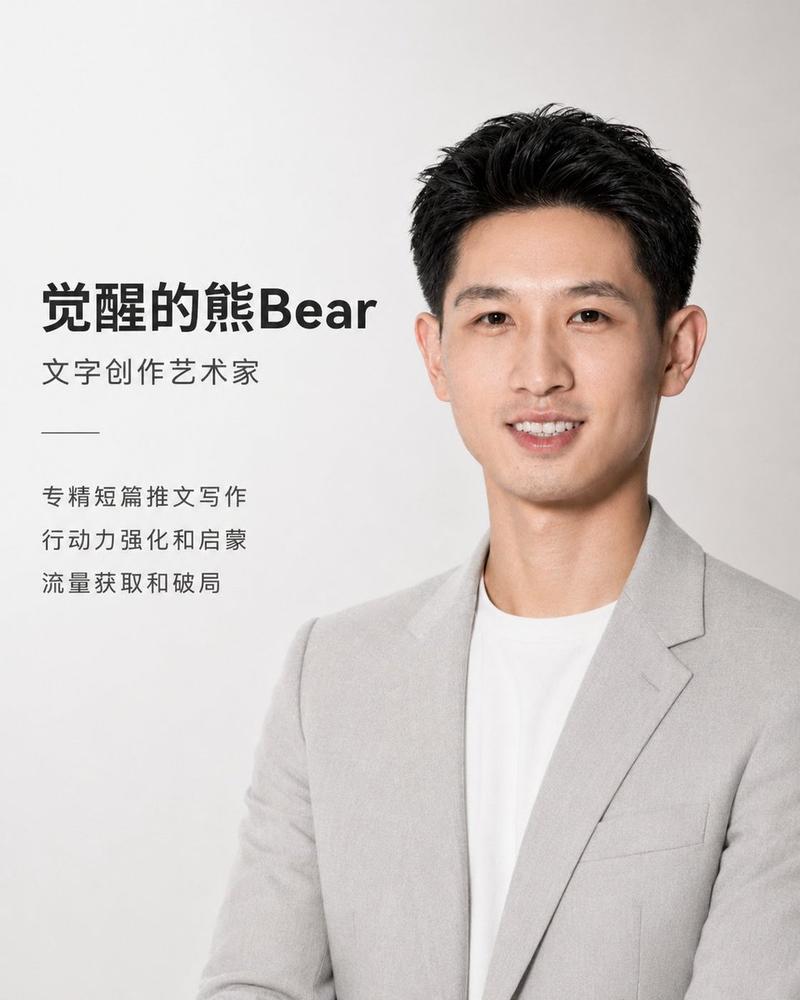Apple 风格教练个人品牌海报