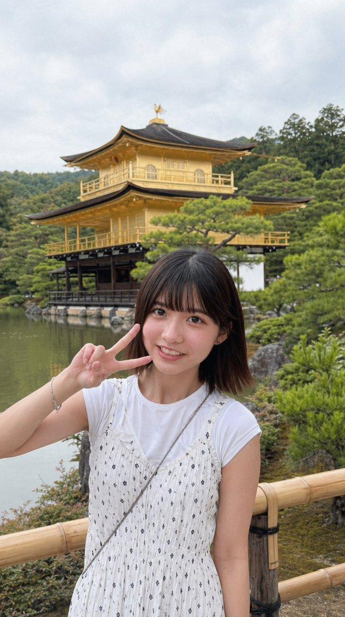 将街机厅人像转换为京都旅行照