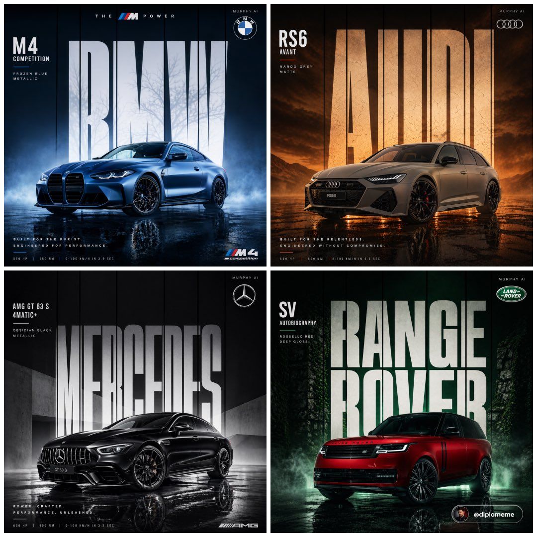 Cinematic Automotive Billboard Template