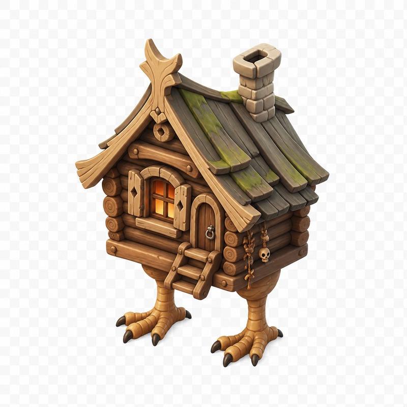 Stylized Baba Yaga Hut
