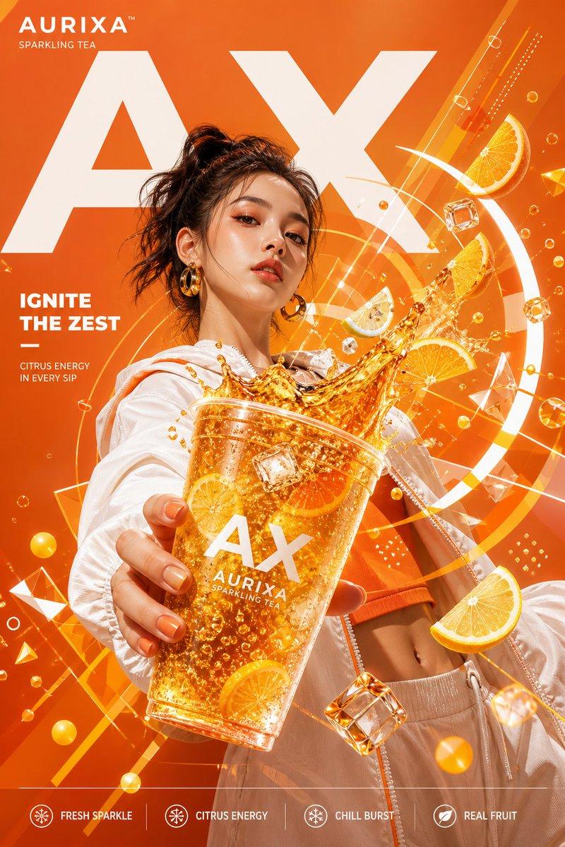 Modern Beverage Commercial Poster