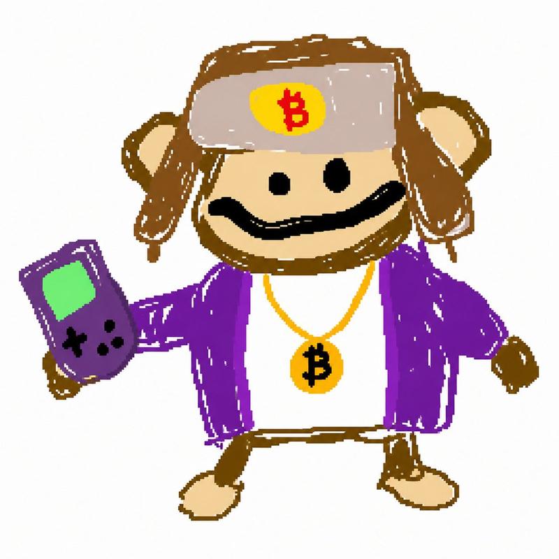 比特币猴子 MS Paint 涂鸦