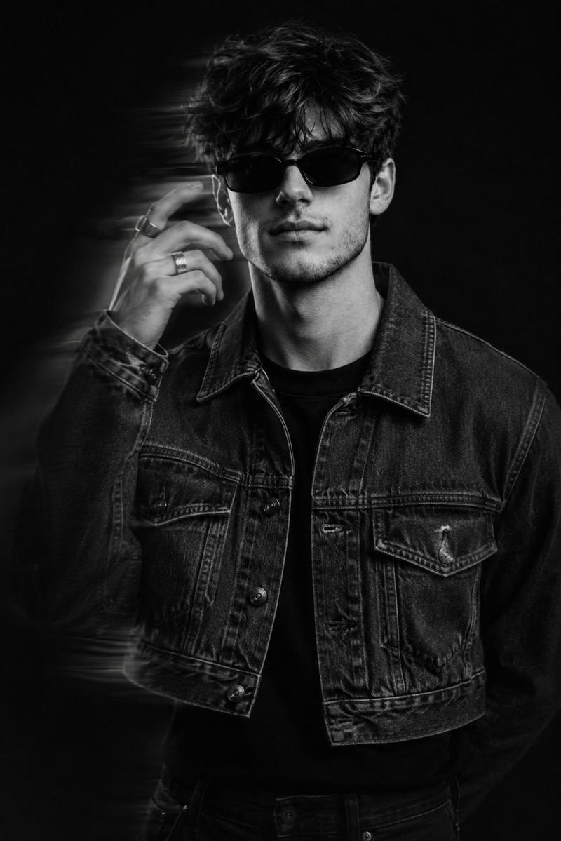Black and White Editorial Portrait