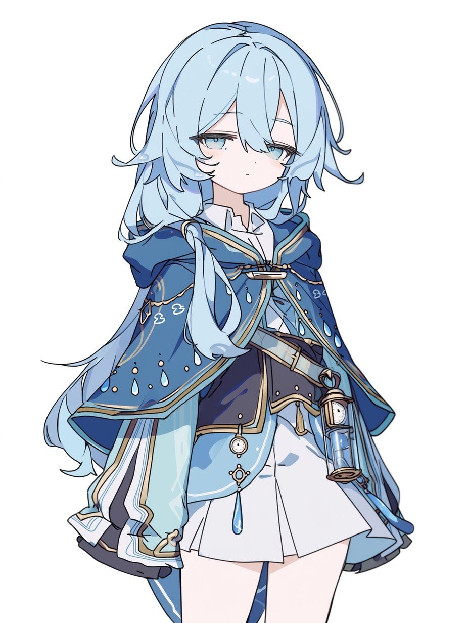 蓝雨法师角色设计