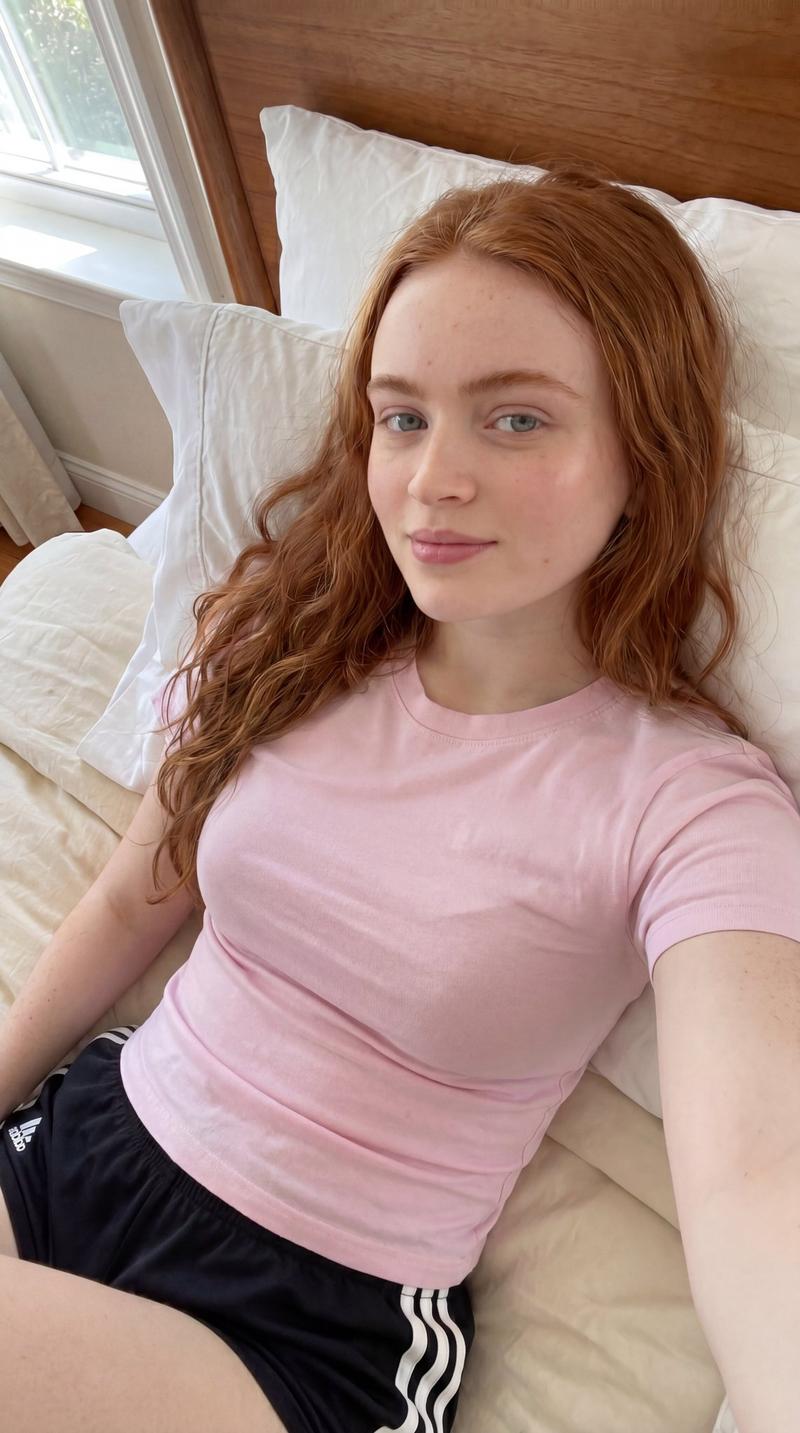 Casual Bedroom Selfie Portrait