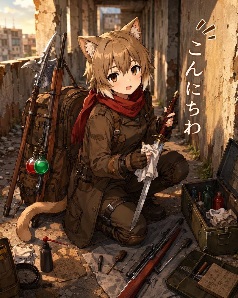 猫耳冒险者装备维护