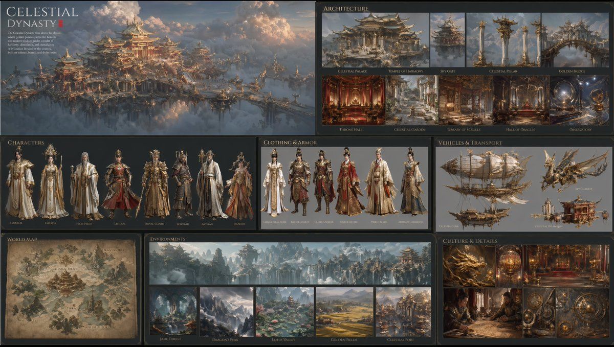 Celestial Dynasty 世界观设定项目