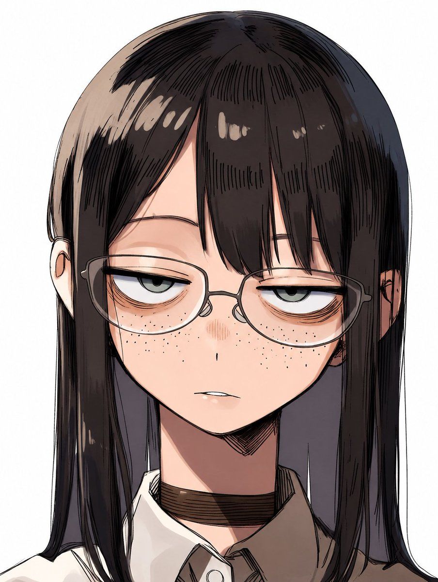 动漫少女马赛克肖像