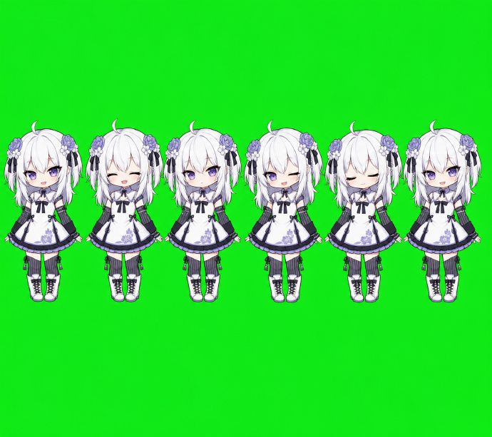 Q 版桌面宠物 Sprite Sheet