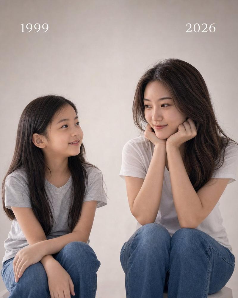 Childhood and Present Self Encounter