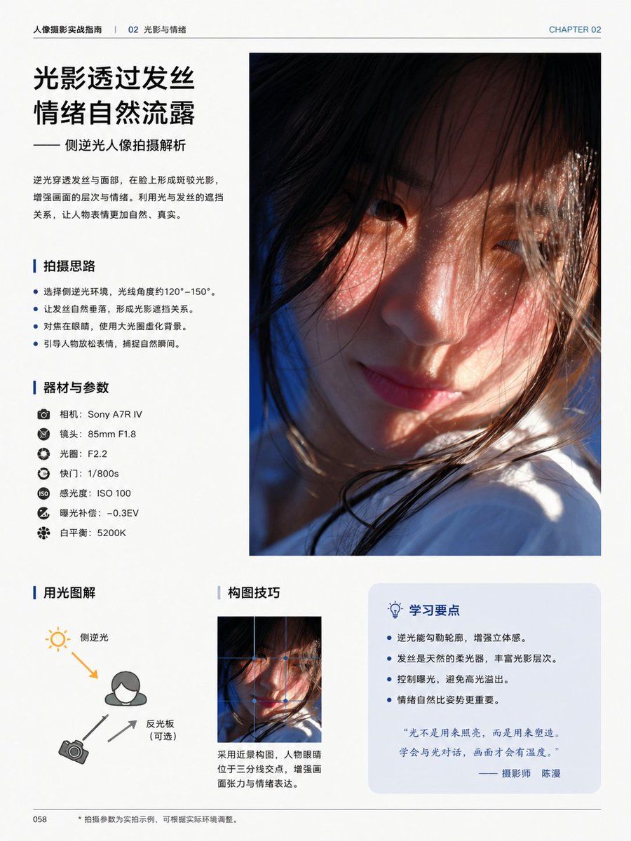 中文摄影教程书籍页面