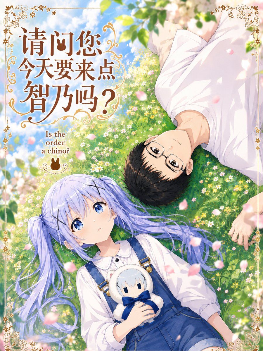 浪漫智乃动漫草地封面
