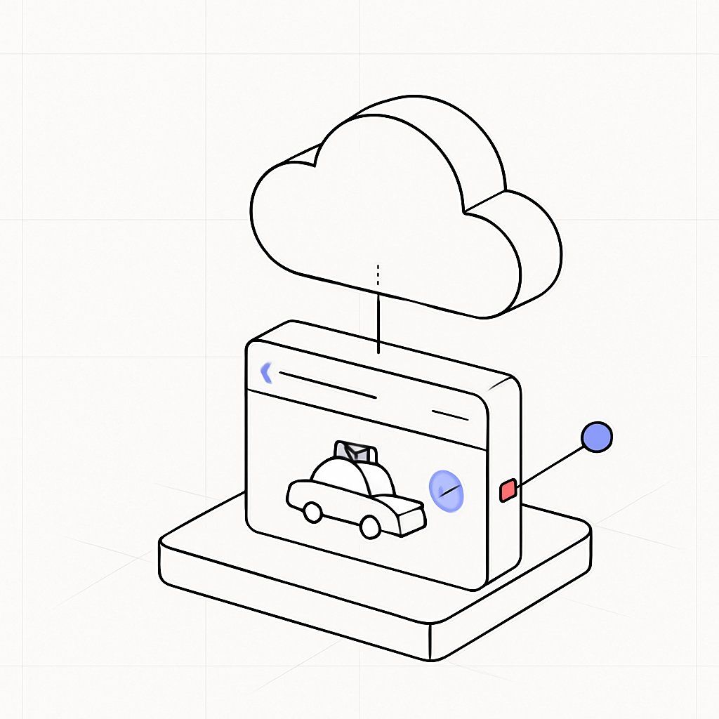 等轴测云物流 UI 图标