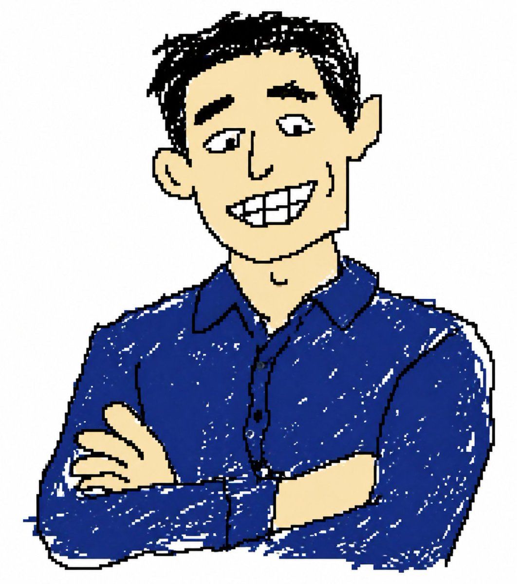 Clumsy MS Paint Style Redraw