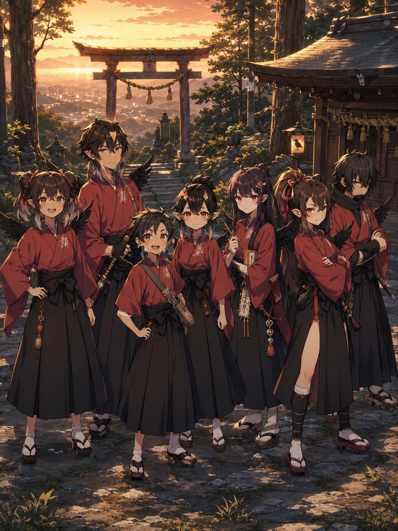 Crow Tengu Shrine Ensemble