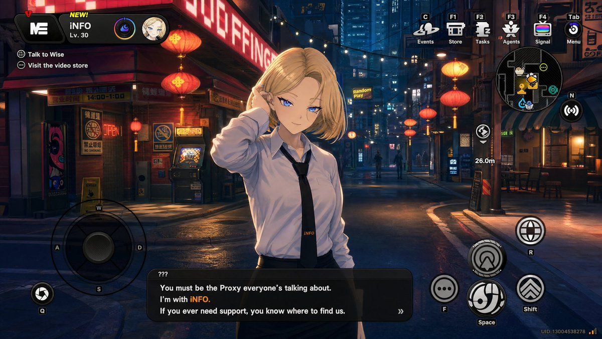 赛博朋克抽卡游戏对话截图