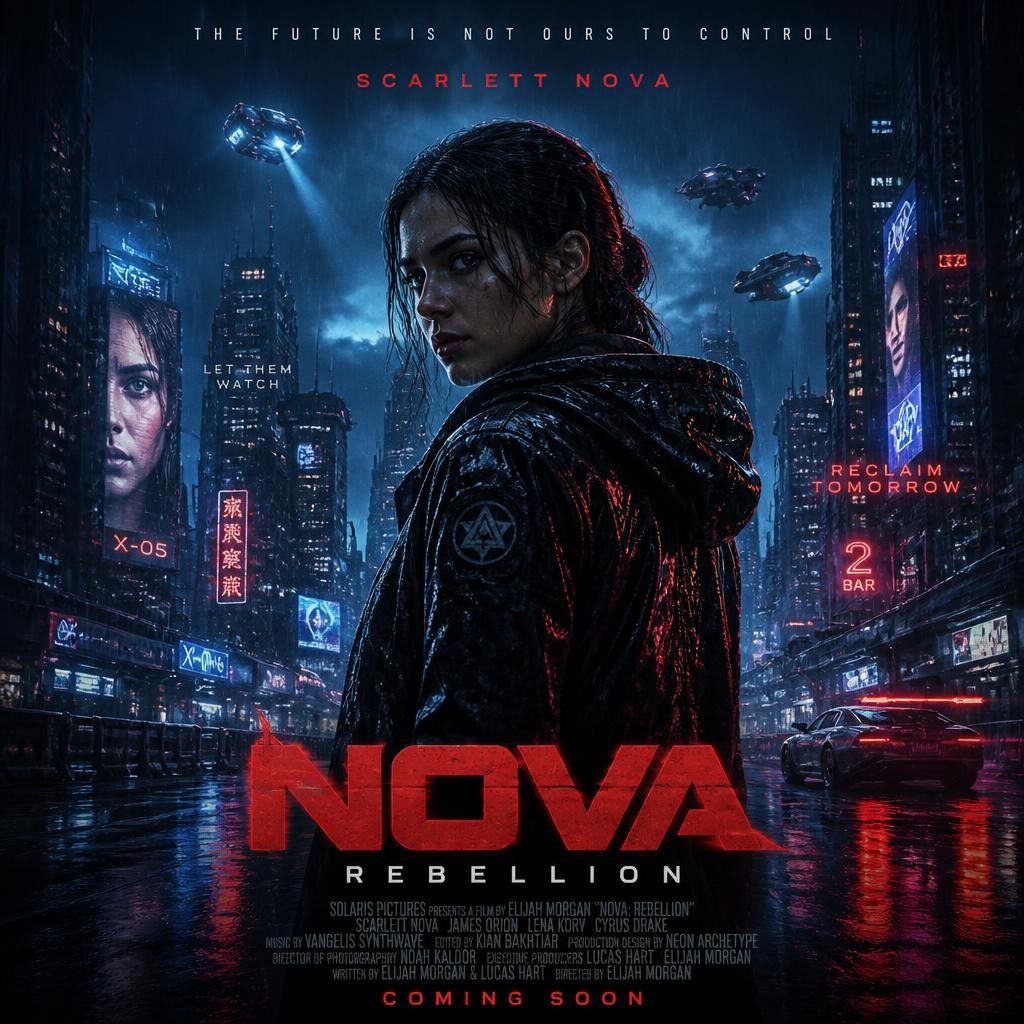 赛博朋克 Nova Rebellion 海报