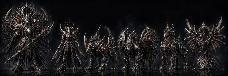 暗黑奇幻合体机甲阵容