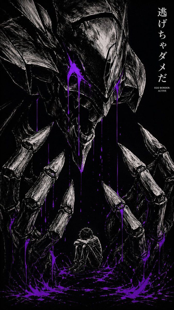 暗黑漫画风怪物海报